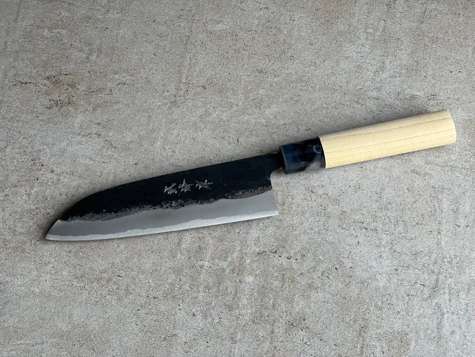 Murata Buho Aogami1 165mm Santoku - Japanilainen keittiöveitsi