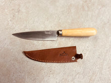 Load image into Gallery viewer, Pallares Carbon steel 120mm with sheath - Spanish kitchen knife