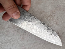Load image into Gallery viewer, Sw Suminagashi Santoku 165mm - Japanilainen Keittiöveitsi