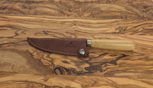 Load image into Gallery viewer, Pallares Carbon steel 120mm with sheath - Spanish kitchen knife