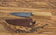 Load image into Gallery viewer, Pallares Carbon steel 120mm with sheath - Spanish kitchen knife