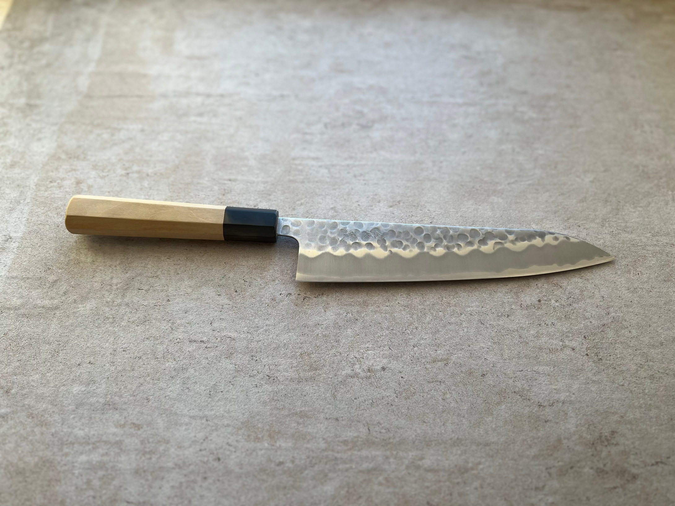 OUL Shirogami2 Tsuchime Gyuto 210mm - Japanilainen Keittiöveitsi