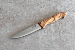 Pallares Olive Wood Carbon Steel 100mm - Kitchen Knife