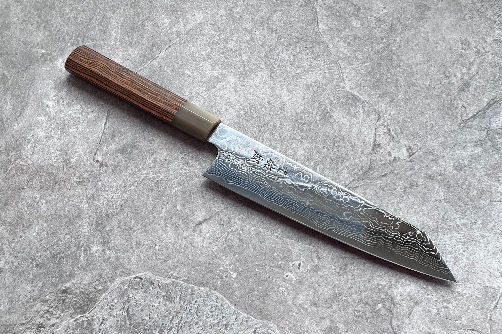 Sukenari Gyuto Suminagashi 210mm