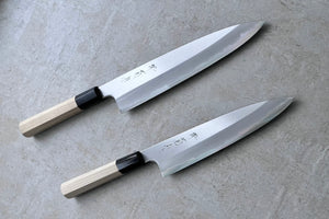 Sakai Kikumori Shirogami1 Gyuto 240mm - Japanese kitchen knife